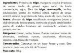 Ingredientes Croissant proteico y keto